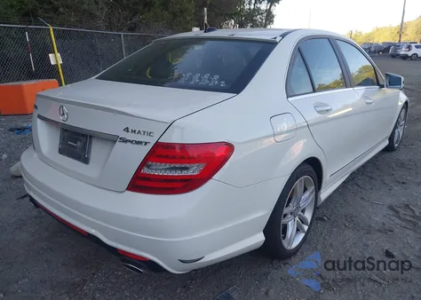 2012 Mercedes-Benz C 300 Sport 4Matic from USA, damaged, VIN WDDGF8BB0CA710093